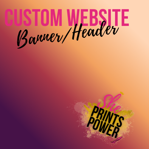 Custom Website Banner / Header