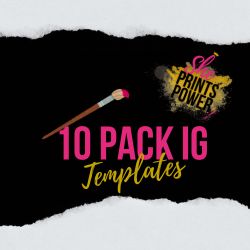 10 PACK IG TEMPLATES