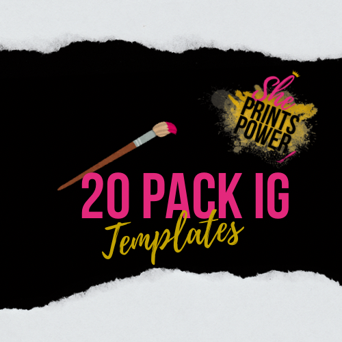 20 PACK IG TEMPLATES